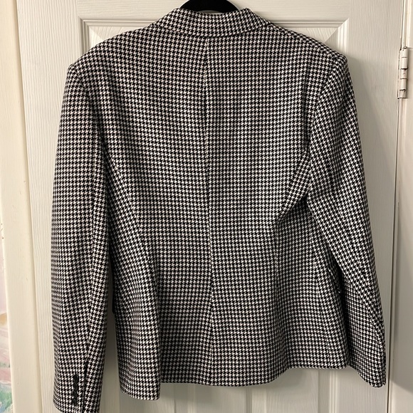 RALPH LAUREN VINTAGE PURPLE LABEL black and white houndstooth blazer🏇 - Picture 2 of 9